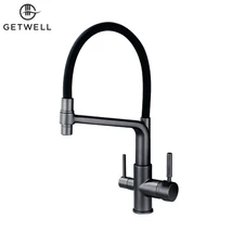 Pelikan 3 utas csap többfunkciós zuhanyfejjel