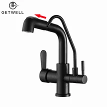 Dipper, 3 utas csap többfunkciós, kihúzható zuhanyfejjel