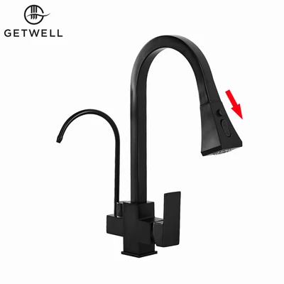 Jabiru 3 utas csap többfunkciós, kihúzható zuhanyfejjel