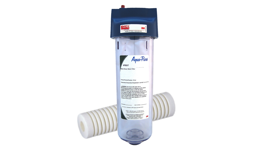 3M™ Aqua-Pure™ AP055T 10" magas teljes ház védelmét ellátó 5 mikronos mélységi vízszűrő rendszer