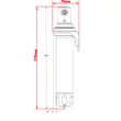 Kép 12/13 - 3M™ Aqua-Pure™ Víztisztító készülék 1 mikron ezüstözött aktívszén-blokk szűrővel és polifoszfát vízkőgátló adalékanyaggal, csap nélkül -hidegvízre direktbe kötéssel