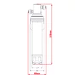 Kép 13/13 - 3M™ Aqua-Pure™ Víztisztító készülék 1 mikron ezüstözött aktívszén-blokk szűrővel és polifoszfát vízkőgátló adalékanyaggal, csap nélkül -hidegvízre direktbe kötéssel