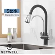 Kép 1/3 - Stork 3 utas csap többfunkciós zuhanyfejjel