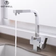 Kép 3/18 - Square-S, két karos, 3 utas Konyhai Csap Víztisztítókhoz Króm színben