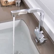 Kép 8/18 - Square-S, két karos, 3 utas Konyhai Csap Víztisztítókhoz Króm színben