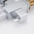 Kép 12/18 - Square-S, két karos, 3 utas Konyhai Csap Víztisztítókhoz Króm színben