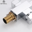Kép 15/18 - Square-S, két karos, 3 utas Konyhai Csap Víztisztítókhoz Króm színben