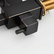 Kép 12/18 - Square-S, két karos, 3 utas Konyhai Csap Víztisztítókhoz Olaj fekete színben