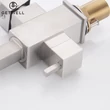 Kép 12/18 - Square-S, két karos, 3 utas Konyhai Csap Víztisztítókhoz Nikkel színben