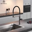 Kép 20/30 - Skimmer - érintőkijelzős és termosztátos 3 utas konyhai csap víztisztítókhoz - Antracit (GunGrey) színben