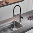 Kép 21/30 - Skimmer - érintőkijelzős és termosztátos 3 utas konyhai csap víztisztítókhoz - Antracit (GunGrey) színben