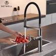 Kép 28/30 - Skimmer - érintőkijelzős és termosztátos 3 utas konyhai csap víztisztítókhoz - Antracit (GunGrey) színben