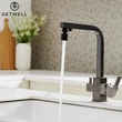 Kép 10/25 - Square, két karos, 3 utas Konyhai Csap Víztisztítókhoz GunGrey színben