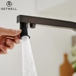 Kép 15/25 - Square, két karos, 3 utas Konyhai Csap Víztisztítókhoz GunGrey színben