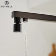 Kép 18/25 - Square, két karos, 3 utas Konyhai Csap Víztisztítókhoz GunGrey színben