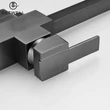 Kép 22/25 - Square, két karos, 3 utas Konyhai Csap Víztisztítókhoz GunGrey színben