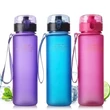 Kép 1/7 - Casno 400ml-es szivárgásbiztos BPA mentes kulacs kék színben