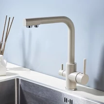 Simple-R 2 karos, 3 utas Konyhai Csap Víztisztítókhoz Gránit színben