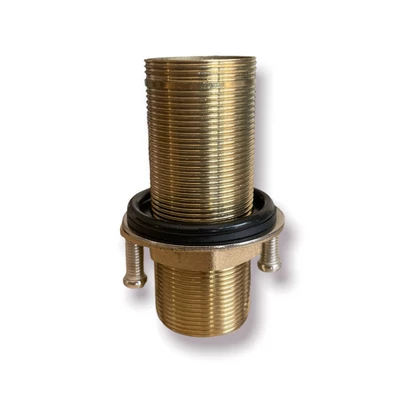 Menetes sárgaréz bekötő cső 3 utas csapokhoz (60mm)