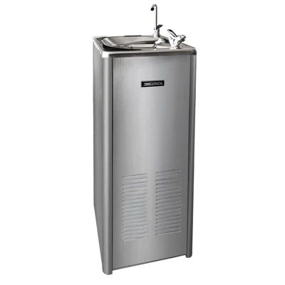 Refresh®, Rozsdamentes, Hűtött vizes ivókút, 75L/h, 918mm magas, matt