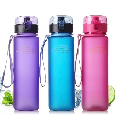 Casno 400ml-es szivárgásbiztos BPA mentes kulacs kék színben