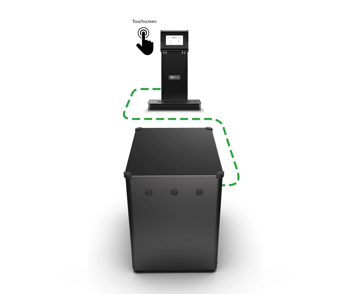 Zerica Bar DROP G 20 - 60L/h - 140L - hálózati vízadagoló és szóda készítő gép 3M™ Aqua-Pure™ vízszűrővel